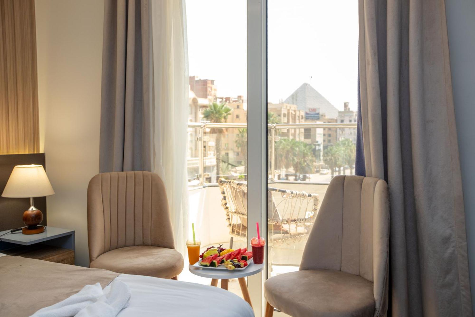 Khattab Pyramids View Hotel Kafrat al Jabal Luaran gambar