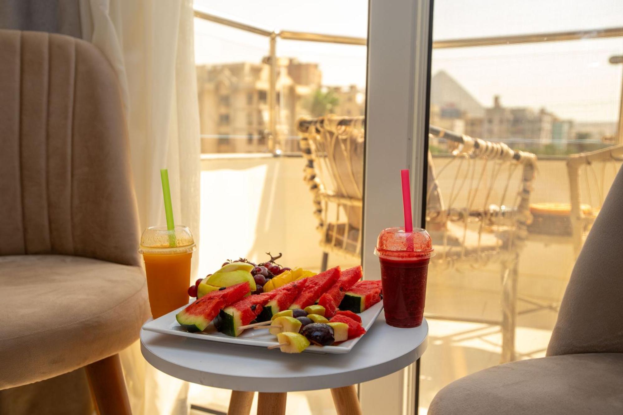 Khattab Pyramids View Hotel Kafrat al Jabal Luaran gambar